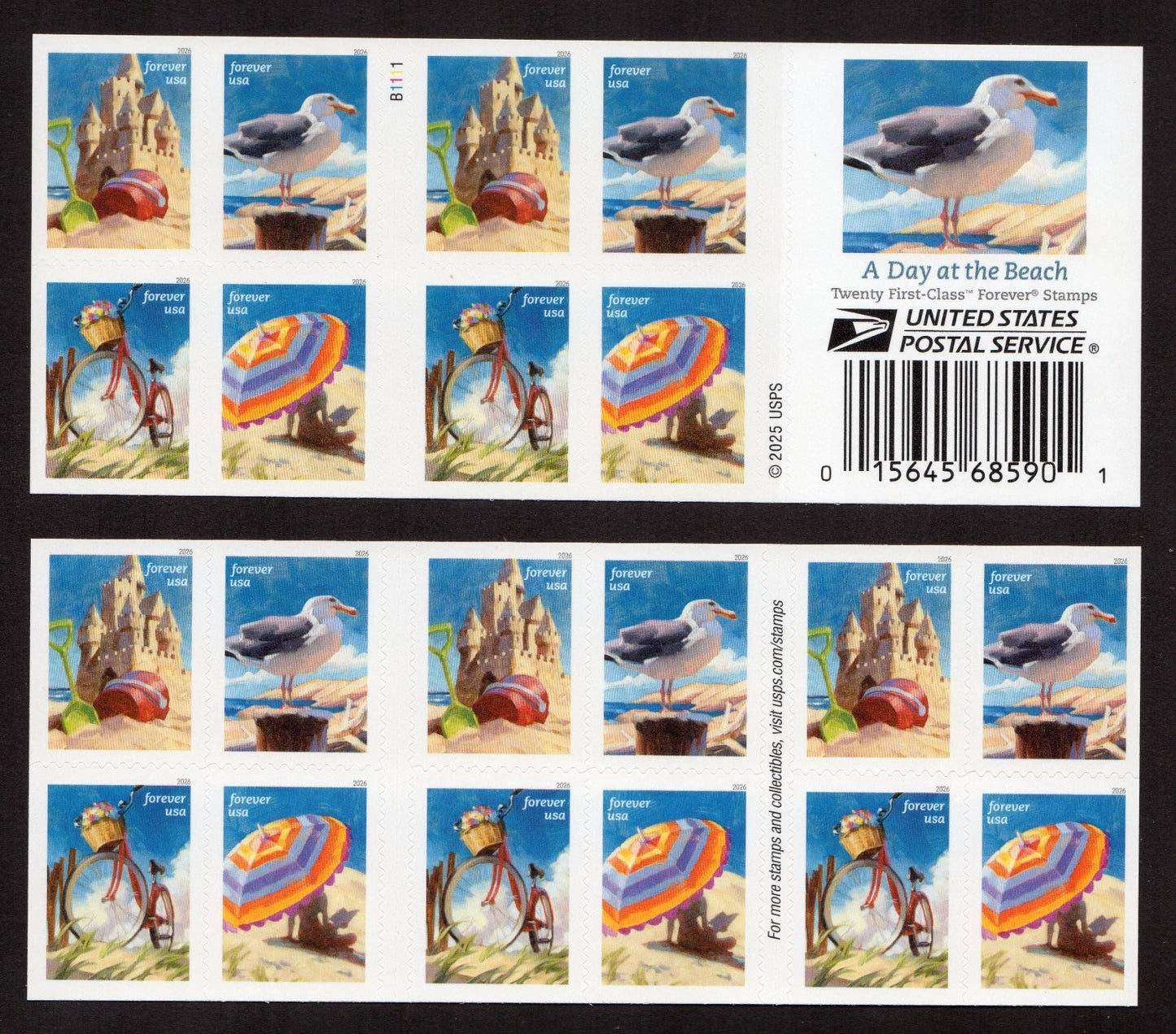 2026 US A Day at the Beach Stamps