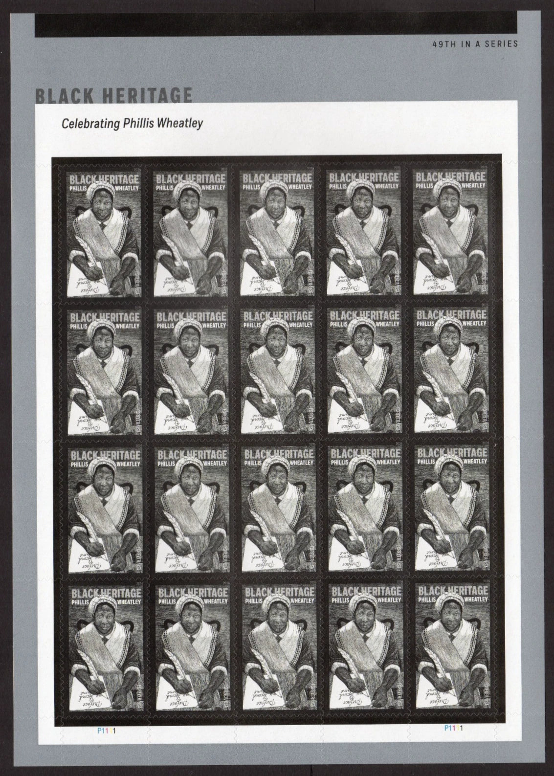 2026 Phillis Wheatley forever stamps