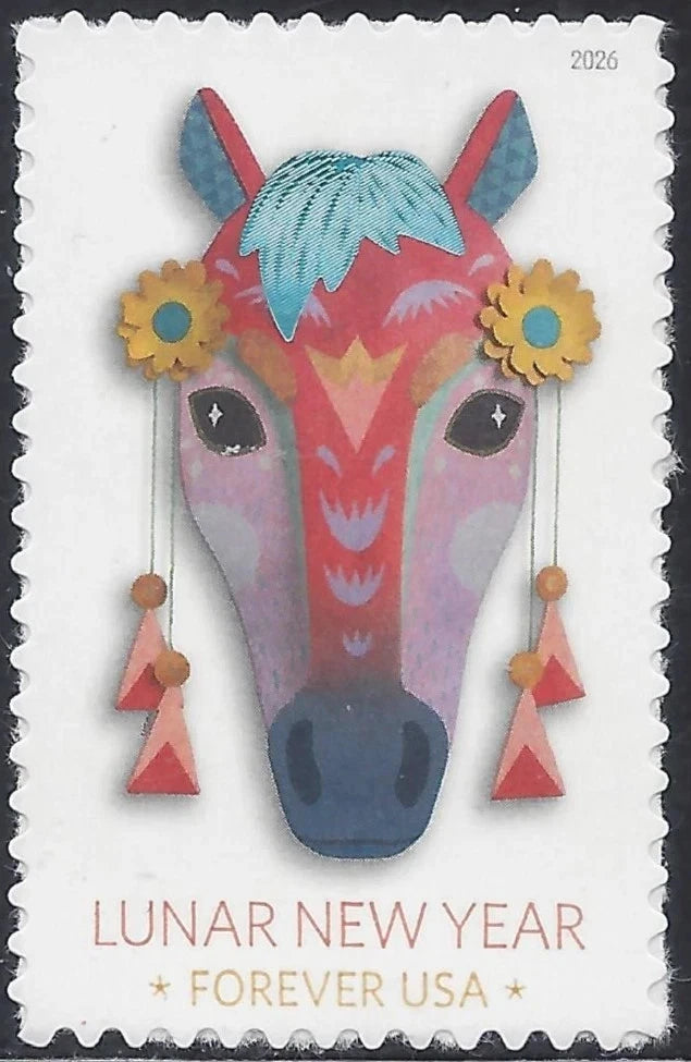2026 Lunar New Year of the Horse Forever Stamps
