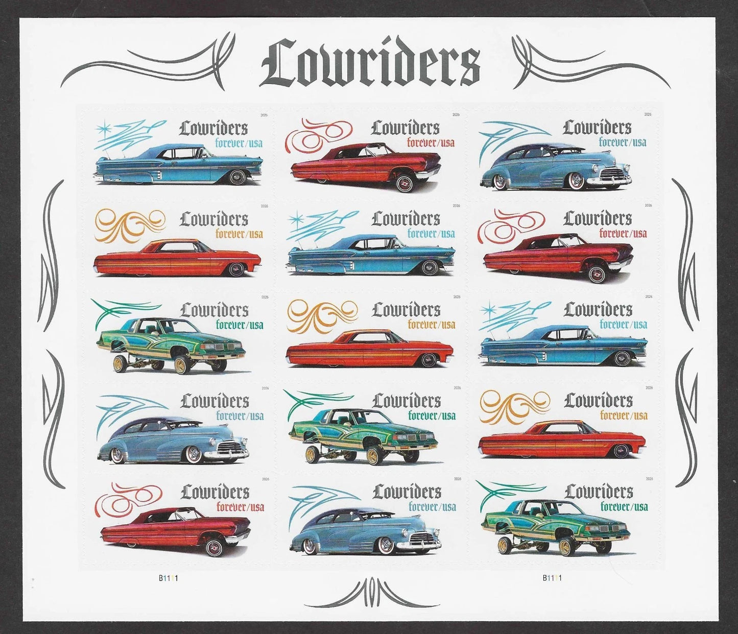 2026 Lowriders Forever Stamps