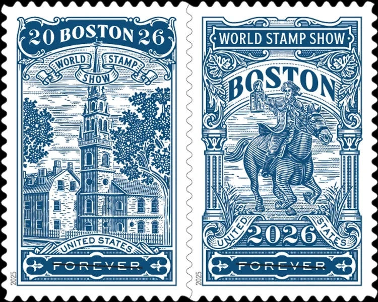 Boston 2026 World Stamp Show Stamps