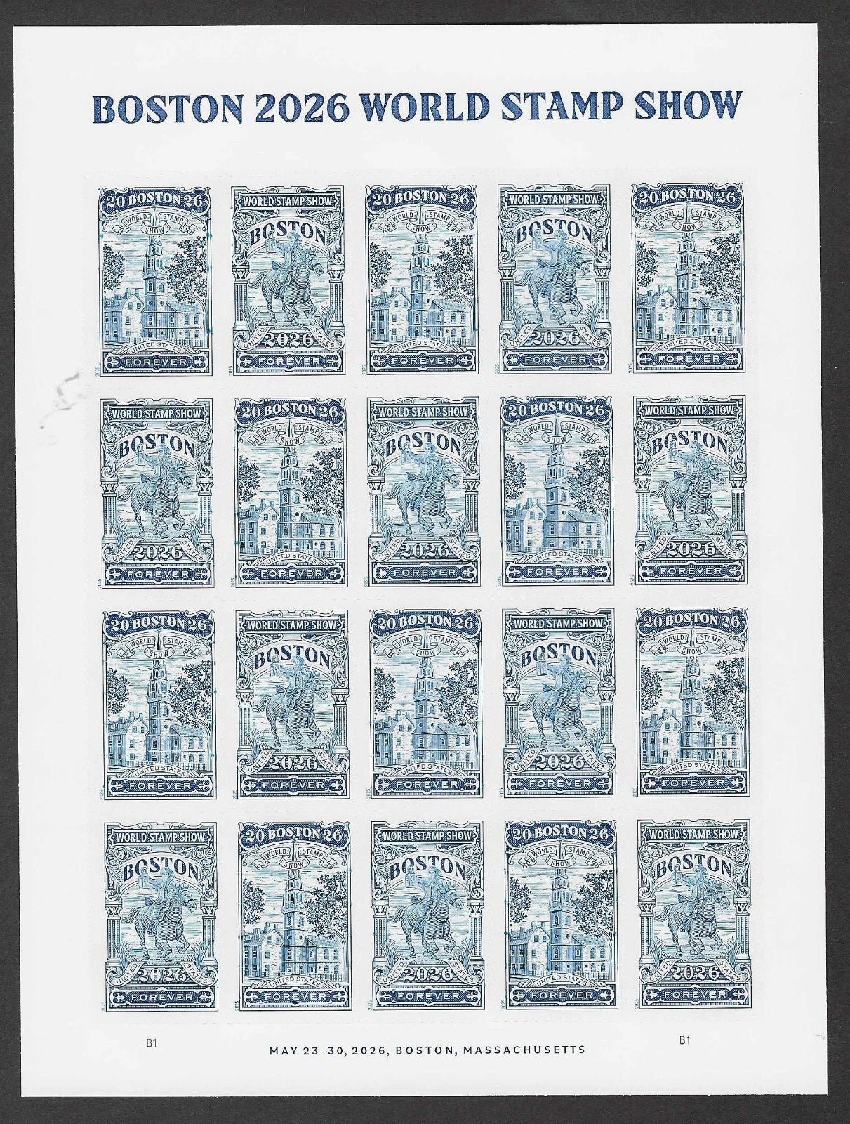 Boston 2026 World Stamp Show Stamps