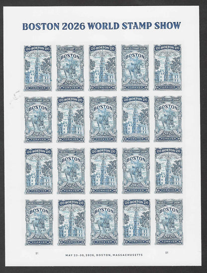 Boston 2026 World Stamp Show Stamps
