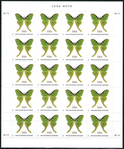 2025 Luna Moth Nonmachineable Surcharge stamps